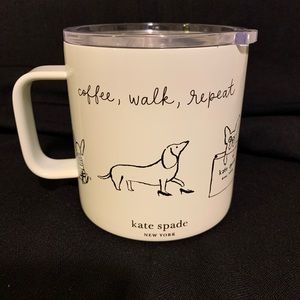 Kate Spade Stainless Steel Insulated Coffee Mug with Lid
